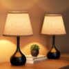 Touch Bedside Lamp for Bedroom - Set of 2