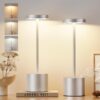 Metallic Cordless Table Lamp - Set of 2