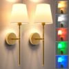 Battery Operated Wall Sconce - Set of 2