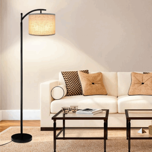 Floor Lamp with 3 Color Temperatures