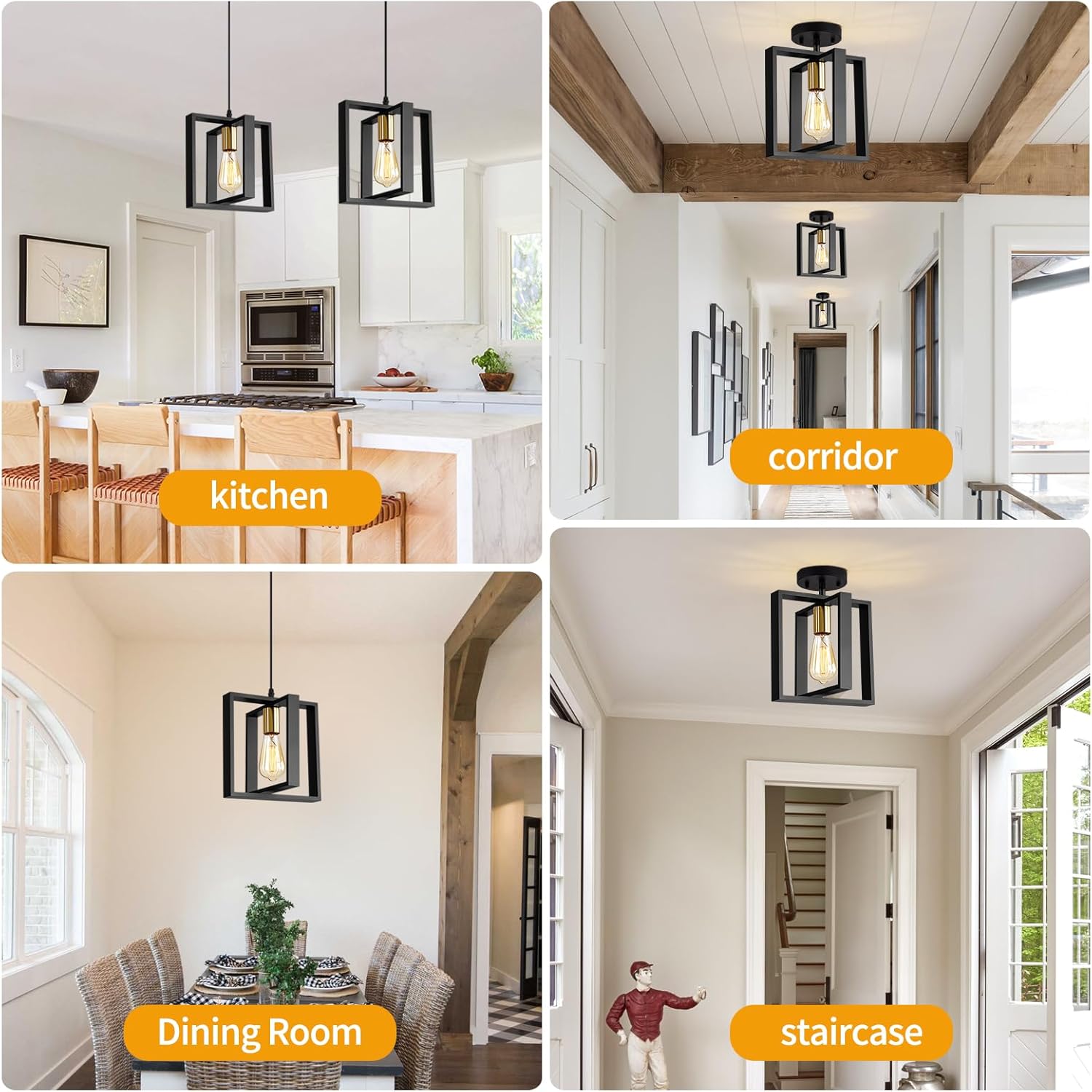 Small Pendant Lighting - Set of 2 - Image 5