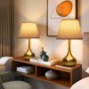 Touch Bedside Lamp for Bedroom - Set of 2