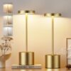 Metallic Cordless Table Lamp - Set of 2