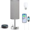 3-Way Dimmable USB Bedside Lamp