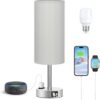 3-Way Dimmable USB Bedside Lamp