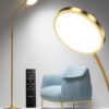 Dimmable LED Floor Lamp Gold