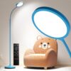 Dimmable LED Floor Lamp Blue