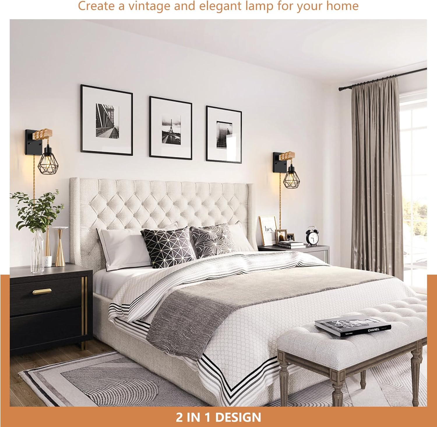 Farmhouse Wall Sconces Set - Image 4