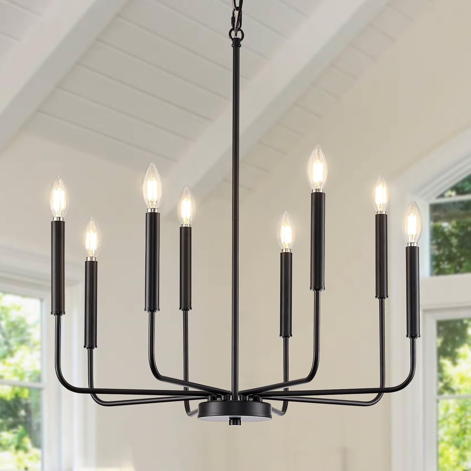 Modern Black Farmhouse Chandelier