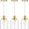 Modern Industrial Glass Pendant Lights
