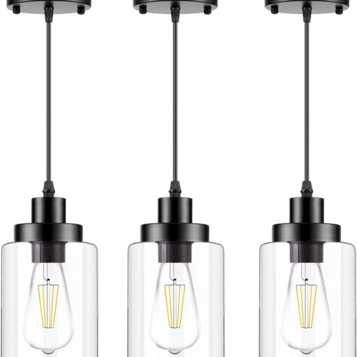 Modern Industrial Glass Pendant Lights