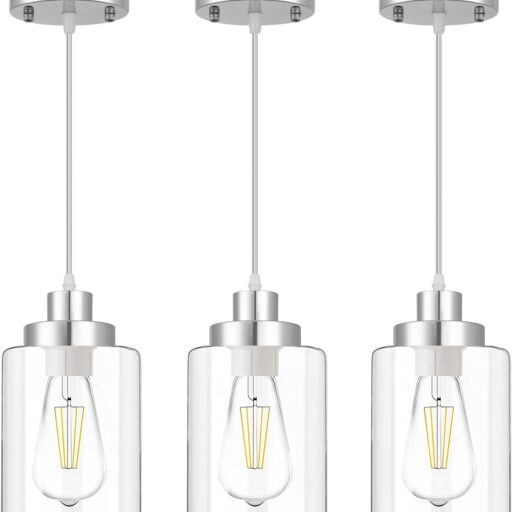 Modern Industrial Glass Pendant Lights