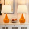 Orange Modern Bedside Lamps