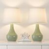 Sage Green Modern Bedside Lamps
