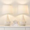 White Modern Bedside Lamps