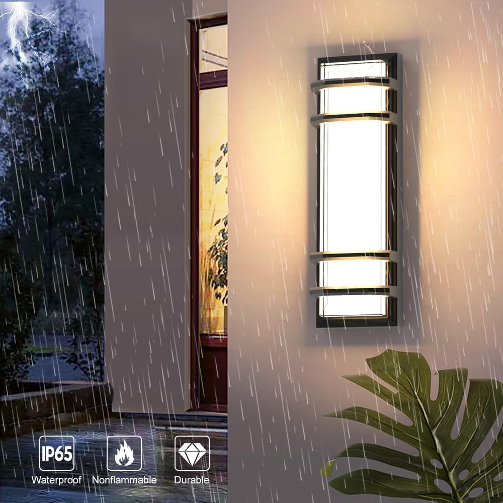 16" Patio Wall Light Set - Image 3