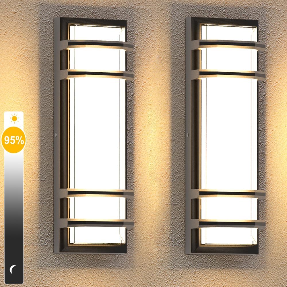 16" Patio Wall Light Set