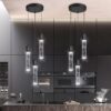 3-Light Bubble Crystal Pendant Light