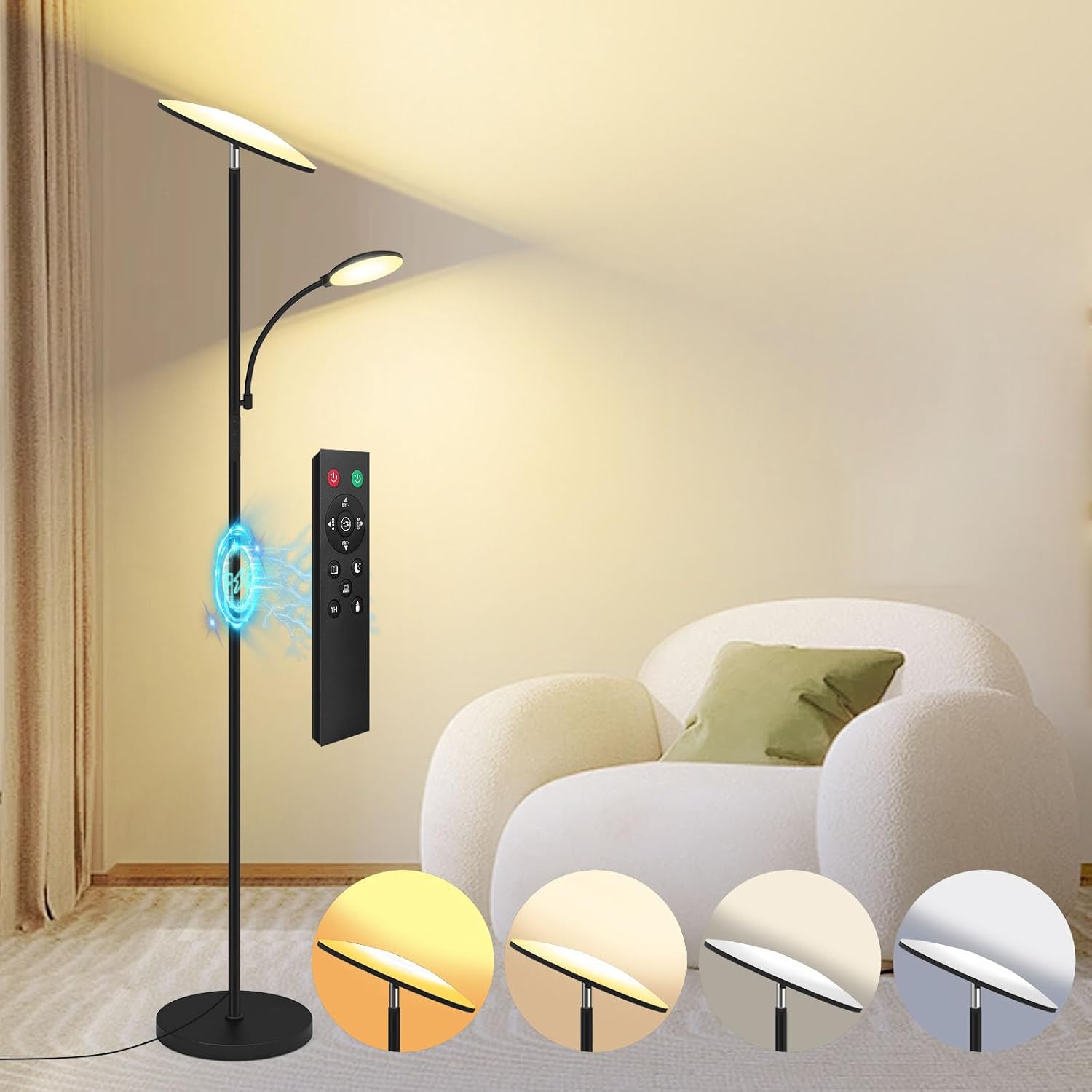 42W LED Floor Lamp with Remote