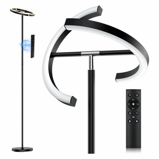 Adjustable LED Floor Lamp with Remote