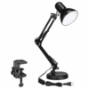 Black Adjustable Clamp Desk Lamp