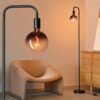 Clear Glass LED Standing Lamp
