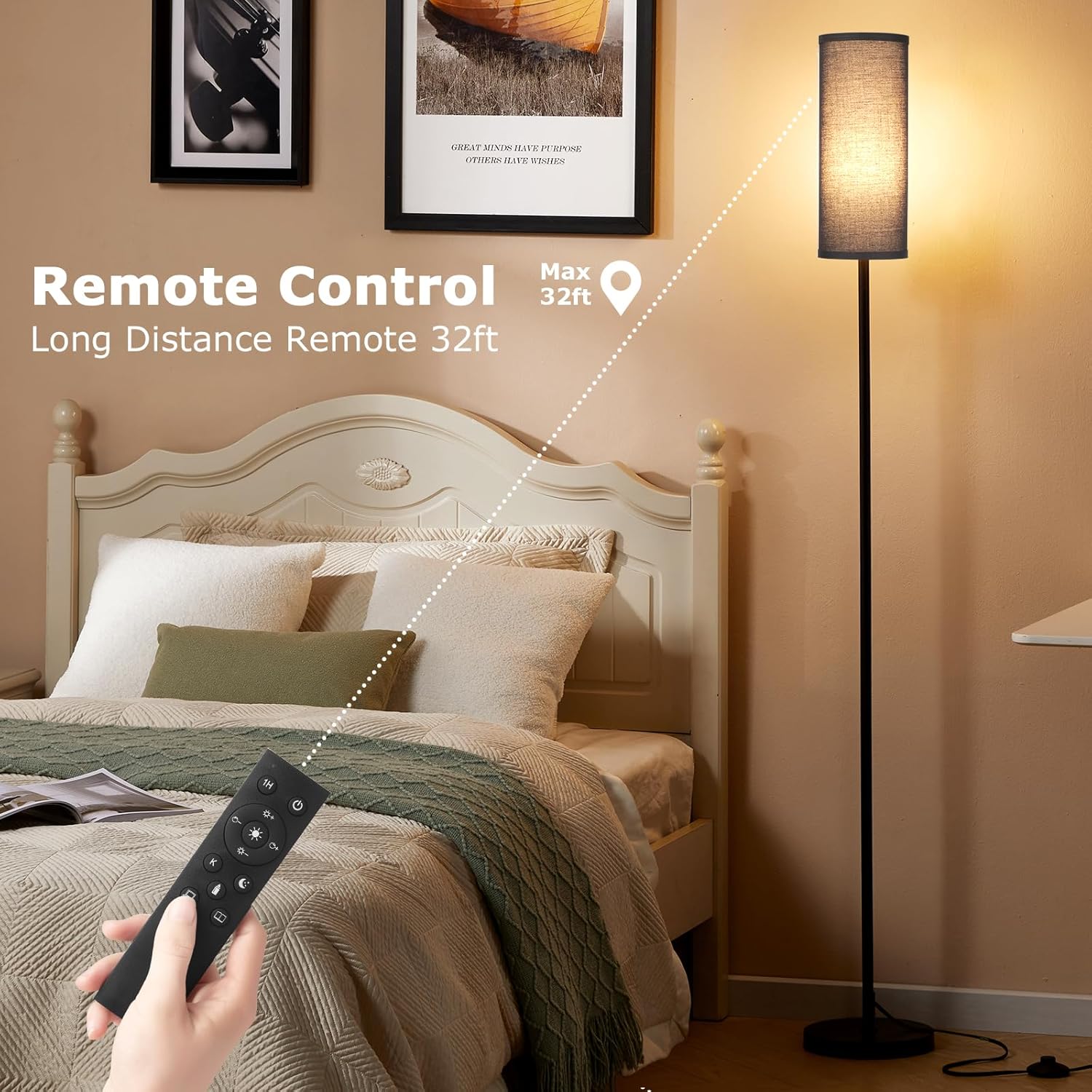 Dimmable LED Floor Lamp with Remote - Image 3