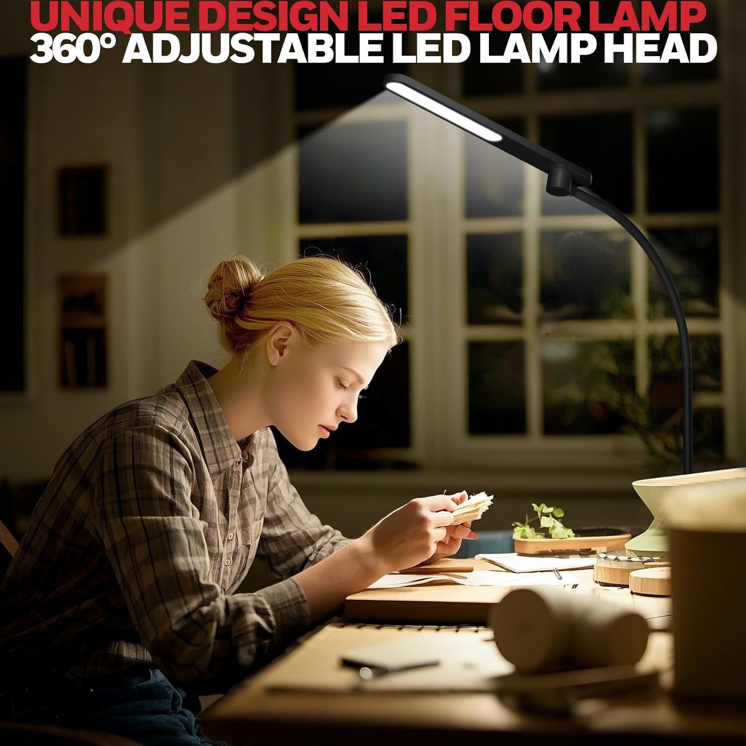 Eye-Caring Dimmable Reading Lamp - Image 4