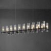 Sleek 20-light Kitchen Island Fixture