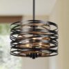 Farmhouse Drum Chandelier Light Fixture