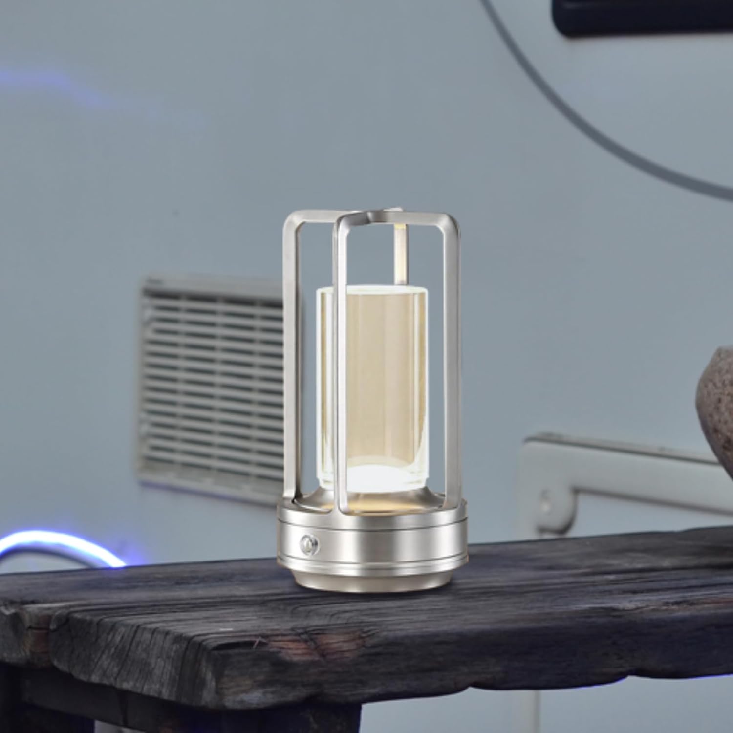 Silver Crystal Table Lamp - Image 2