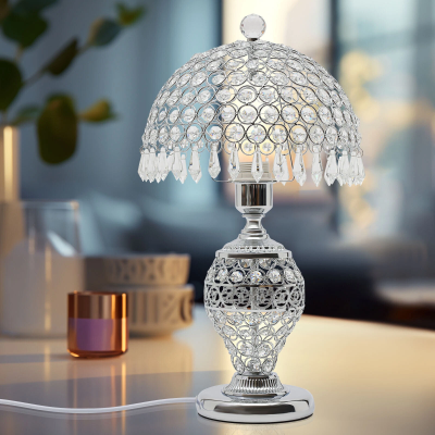 Modern Crystal Touch Bedside Table Lamp