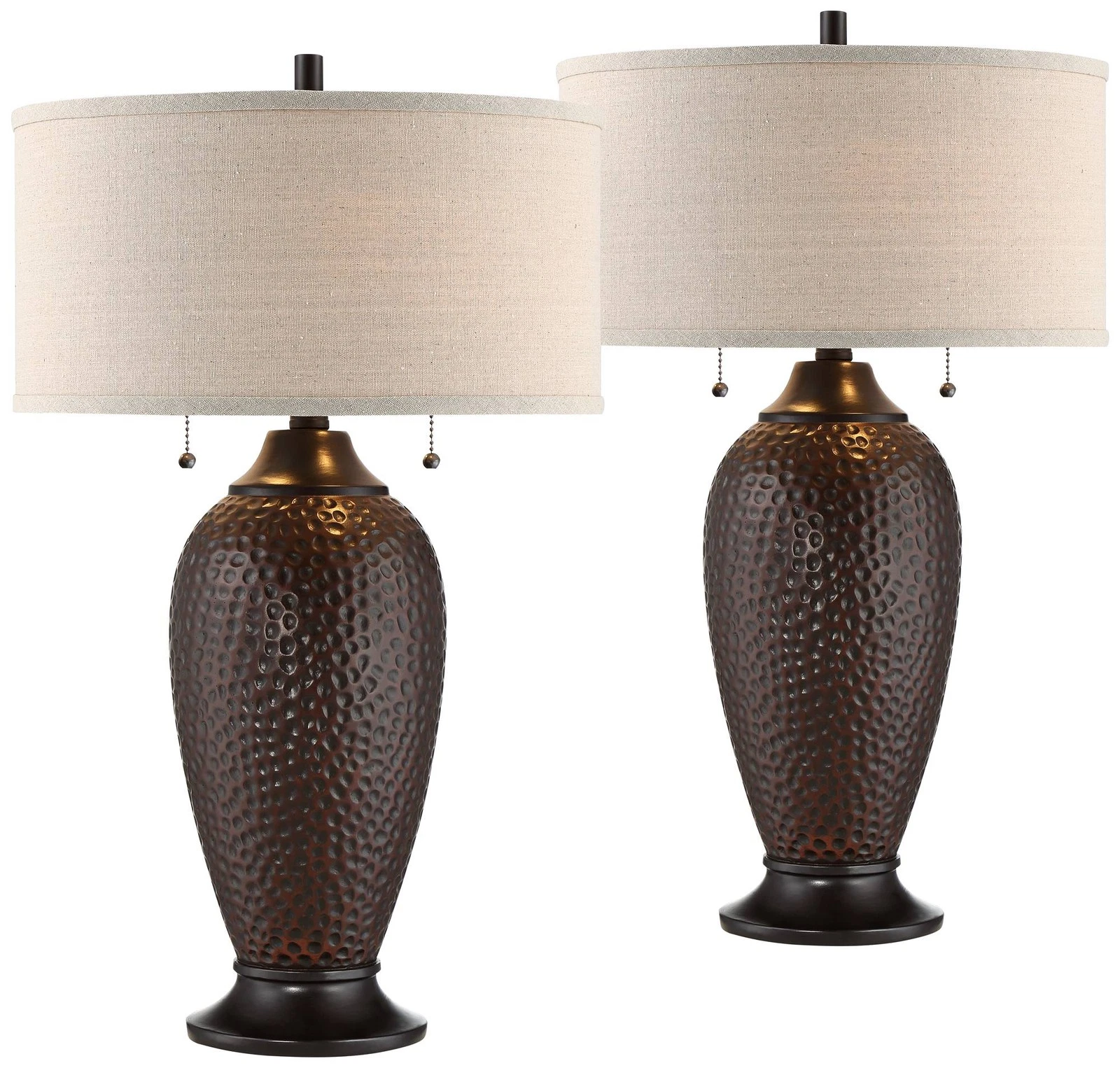 Farmhouse Table Lamps Set - Image 2