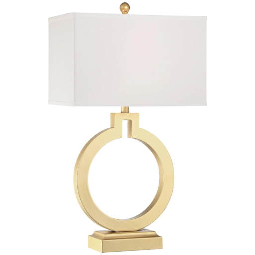 Alternative view of Gold USB Table Lamps Set