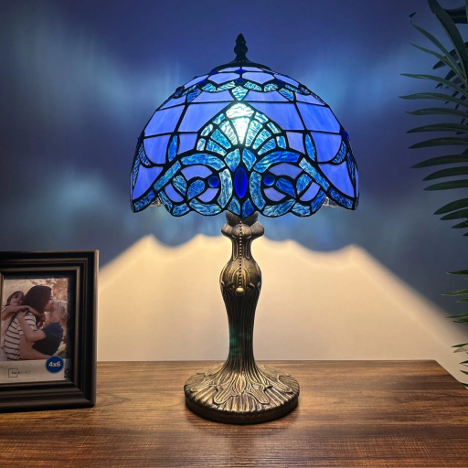 Alternative view of Modern Crystal Bedside Lamp