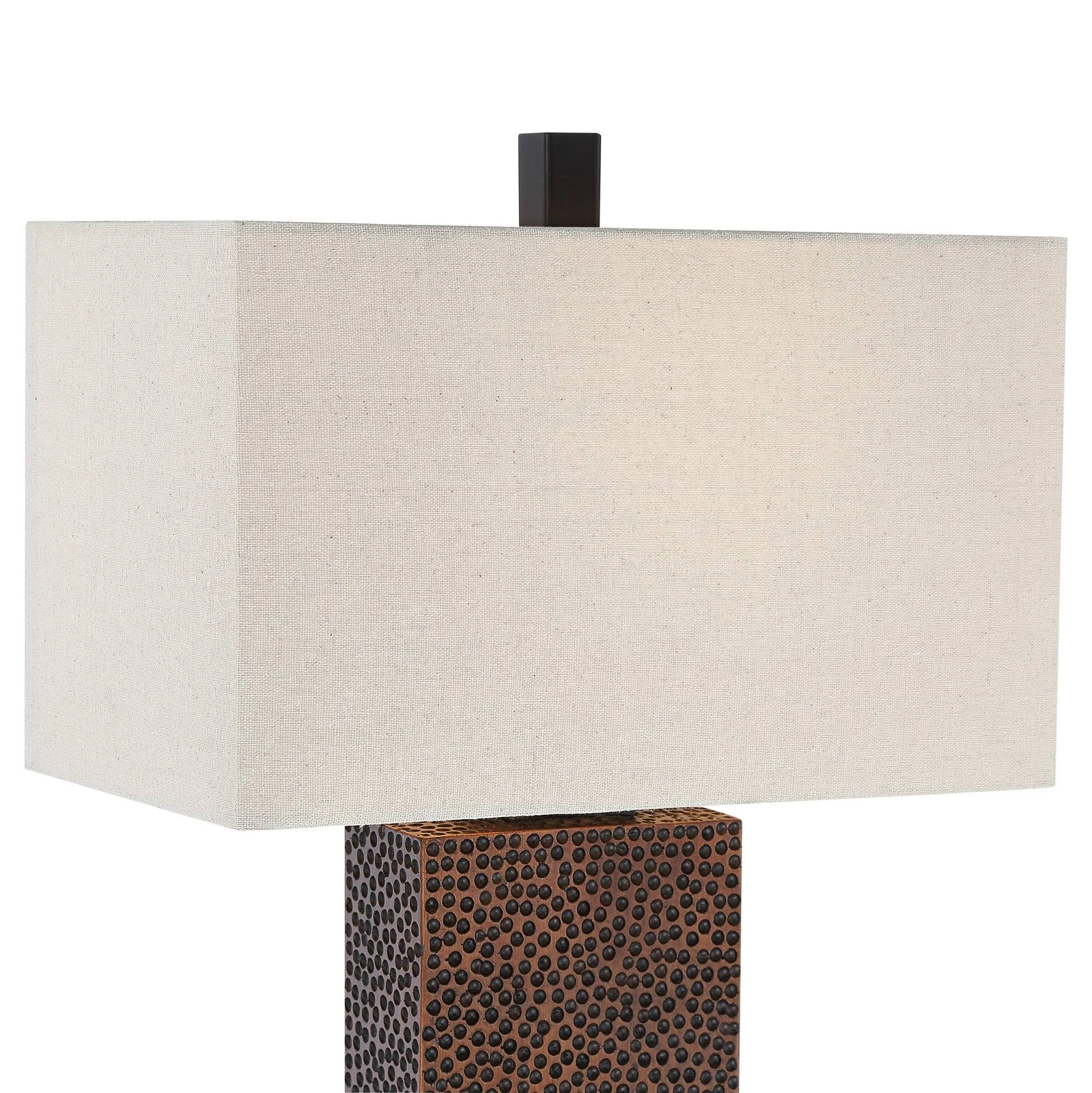 Rustic Bronze Farmhouse Lamp Set - Image 4
