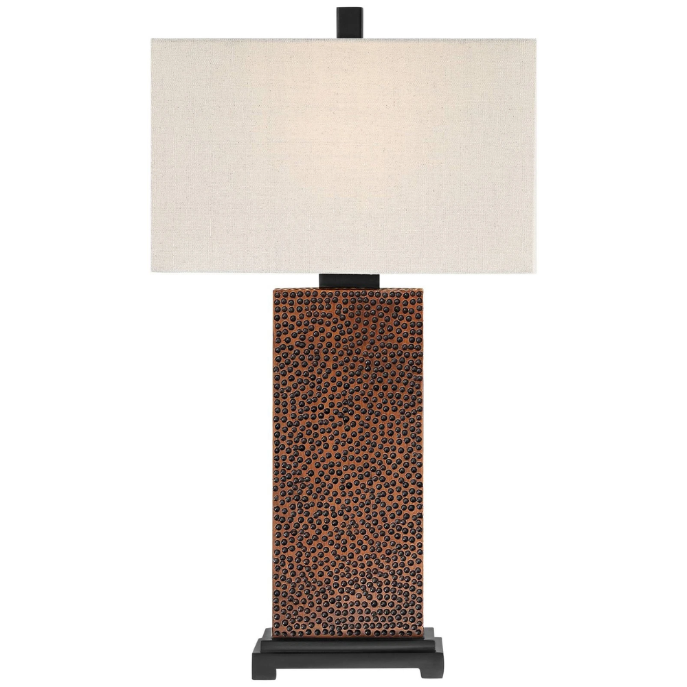 Rustic Bronze Farmhouse Lamp Set - Image 3